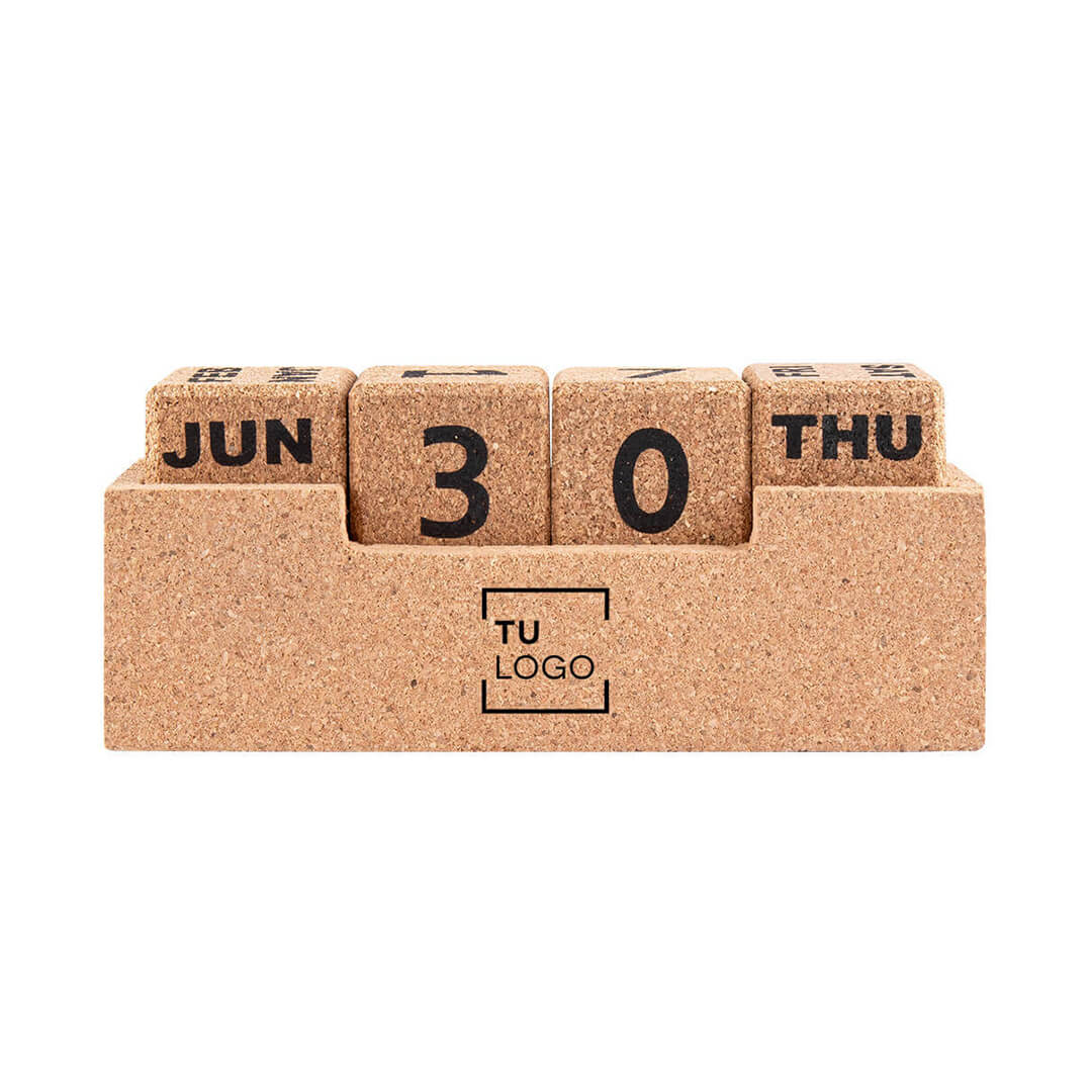 Calendario perpetuo de corcho